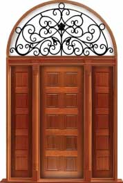 10 panel: double door + sidelight on right