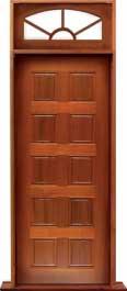 10 panel: double door + sidelight on right