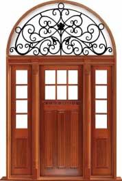ashgrove: single door + sidelight on right
