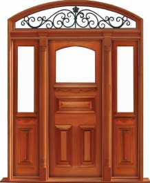 edwardian: single door + sidelight on right