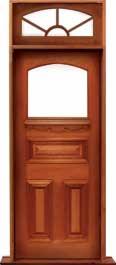 edwardian: single door + sidelight on right