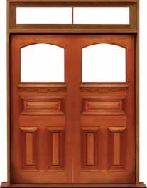 edwardian: single door + sidelight on right