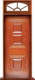 mediterranean: single door + sidelight on left